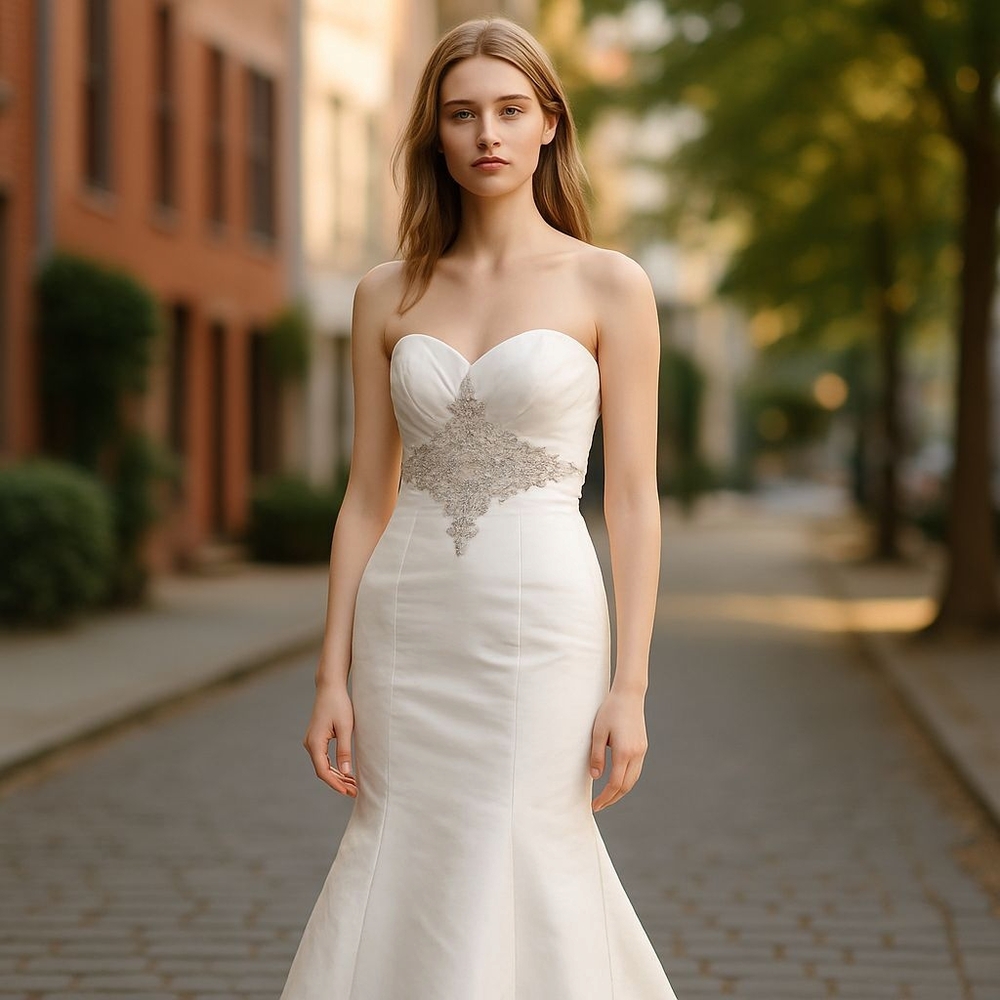 LAST MARKDOWN!Beautiful wedding dress by Anjali - Picture 10 of 13